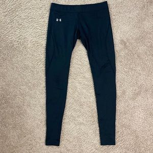 Excellent Condition Under Armor Cold Gear Black Leggings